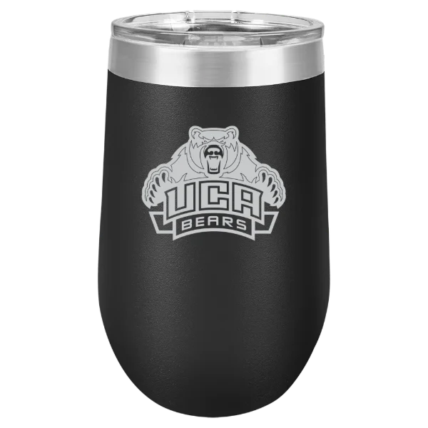 University of Central Arkansas Polar Camel 16 oz. Stemless Wine Tumbler