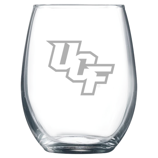 University of Central Florida Polar Camel 9 oz. Stemless Wine Glass