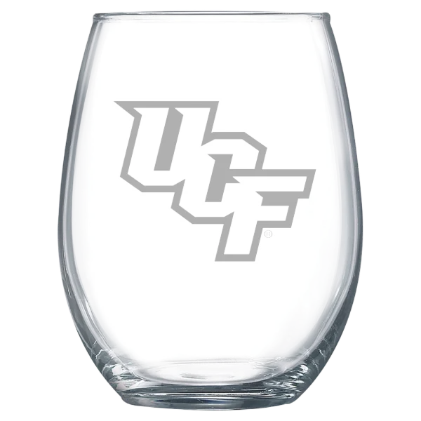 University of Central Florida Polar Camel 15 oz. Stemless Wine Glass
