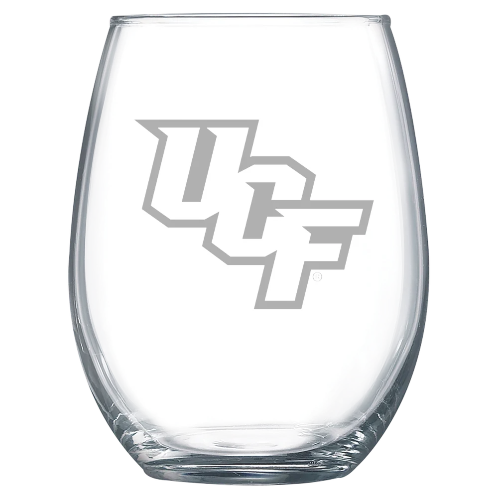 University of Central Florida Polar Camel 15 oz. Stemless Wine Glass