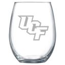 University of Central Florida Polar Camel 15 oz. Stemless Wine Glass