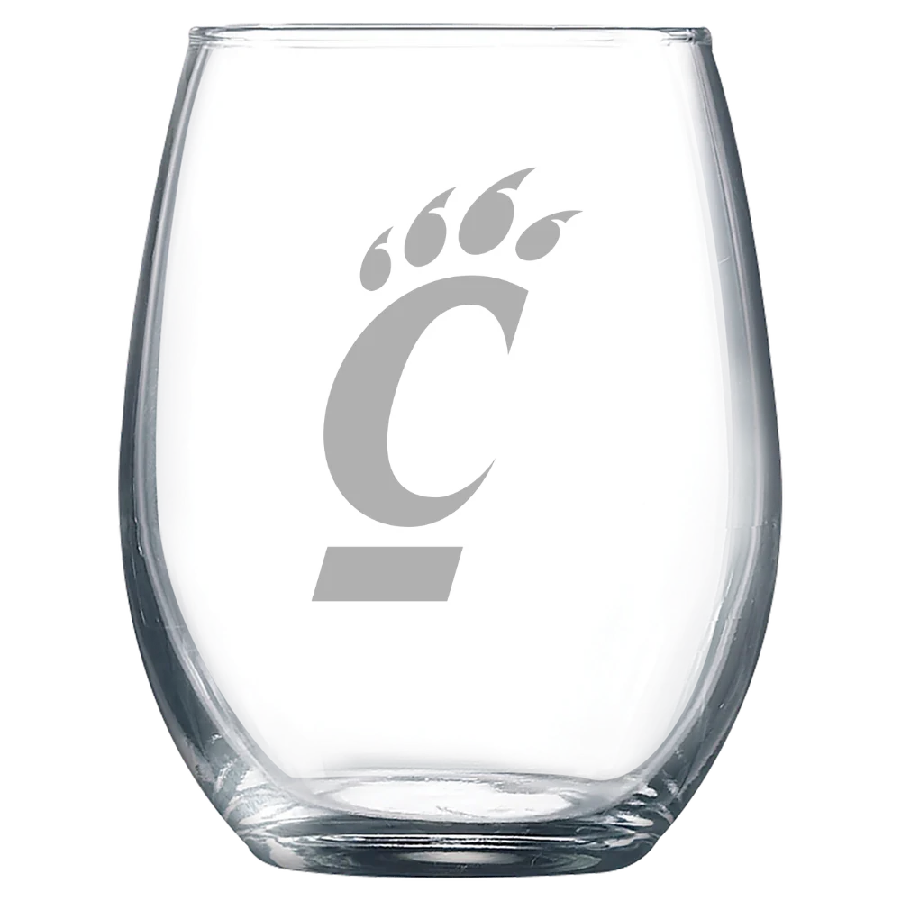 University of Cincinnati Polar Camel 9 oz. Stemless Wine Glass