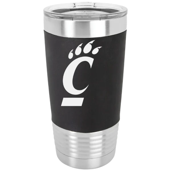 University of Cincinnati Polar Camel 20 oz. Silicone Grip Tumbler with Standard Lid