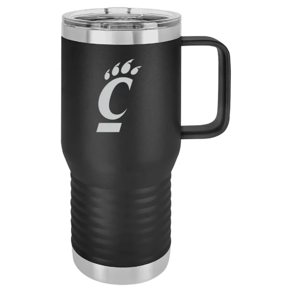 University of Cincinnati Polar Camel 20 oz. Travel Mug with Slider Lid