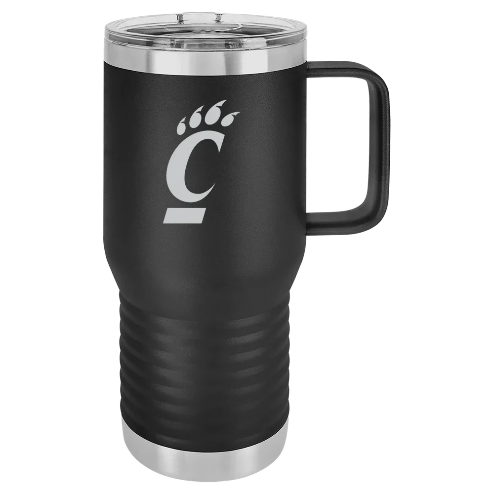 University of Cincinnati Polar Camel 20 oz. Travel Mug with Slider Lid
