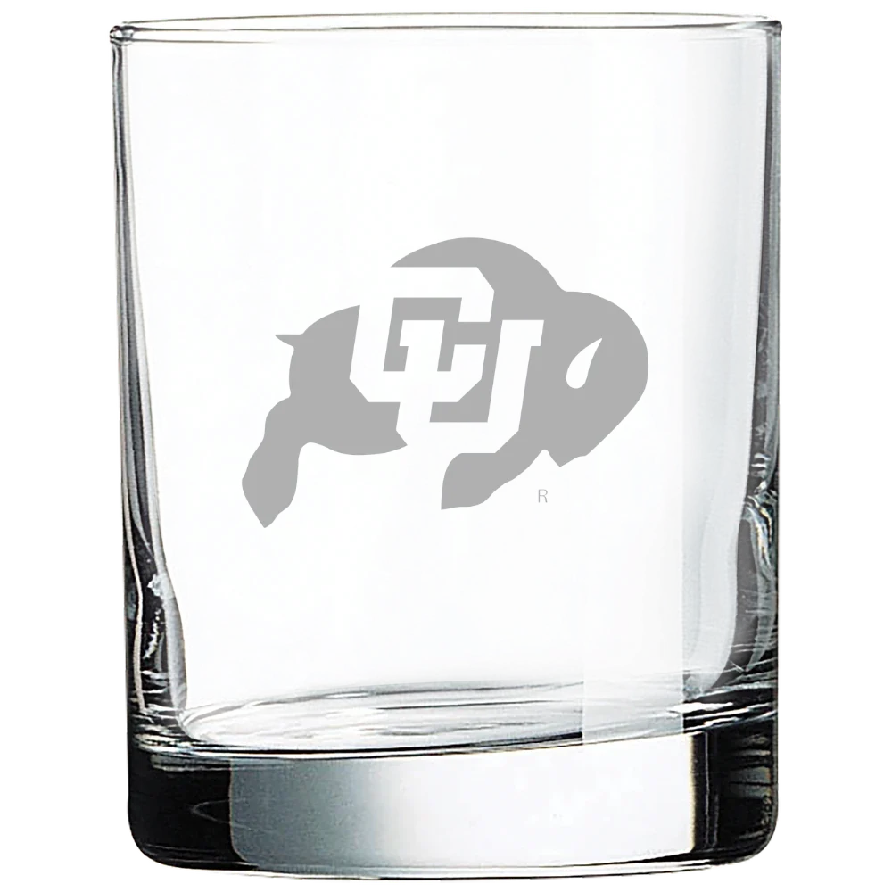 University of Colorado Boulder Polar Camel 10 1/2 oz. On The Rocks Glass