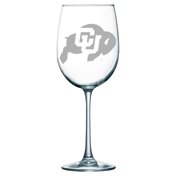 University of Colorado Boulder Polar Camel 19 oz. Wine Glass