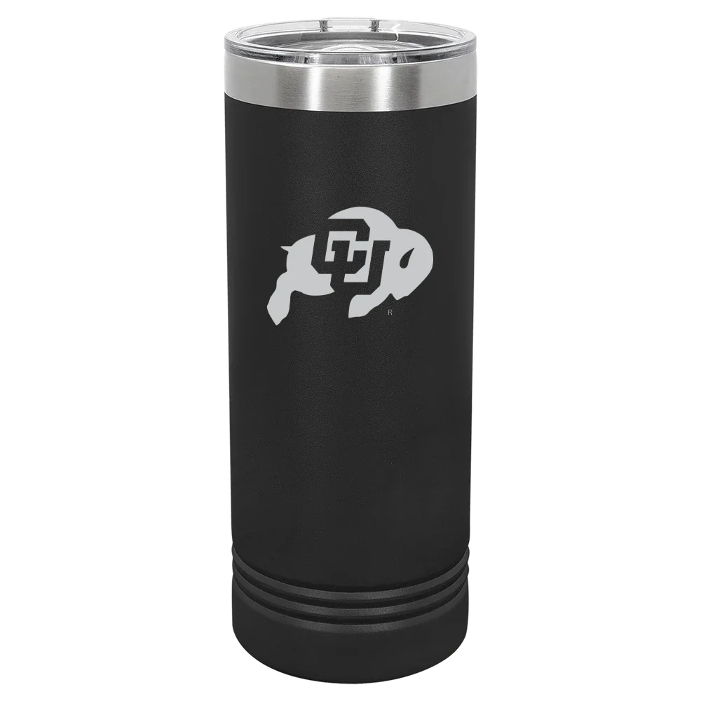 University of Colorado Boulder Polar Camel 22 oz. Skinny Tumbler with Slider Lid
