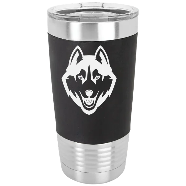 University of Connecticut Polar Camel 20 oz. Silicone Grip Tumbler with Standard Lid