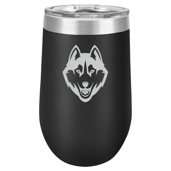 University of Connecticut Polar Camel 16 oz. Stemless Wine Tumbler