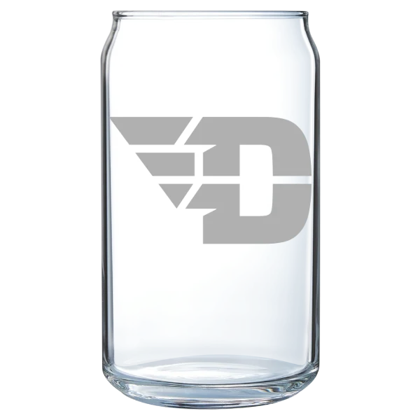 University of Dayton Polar Camel 16 oz. Can Glass