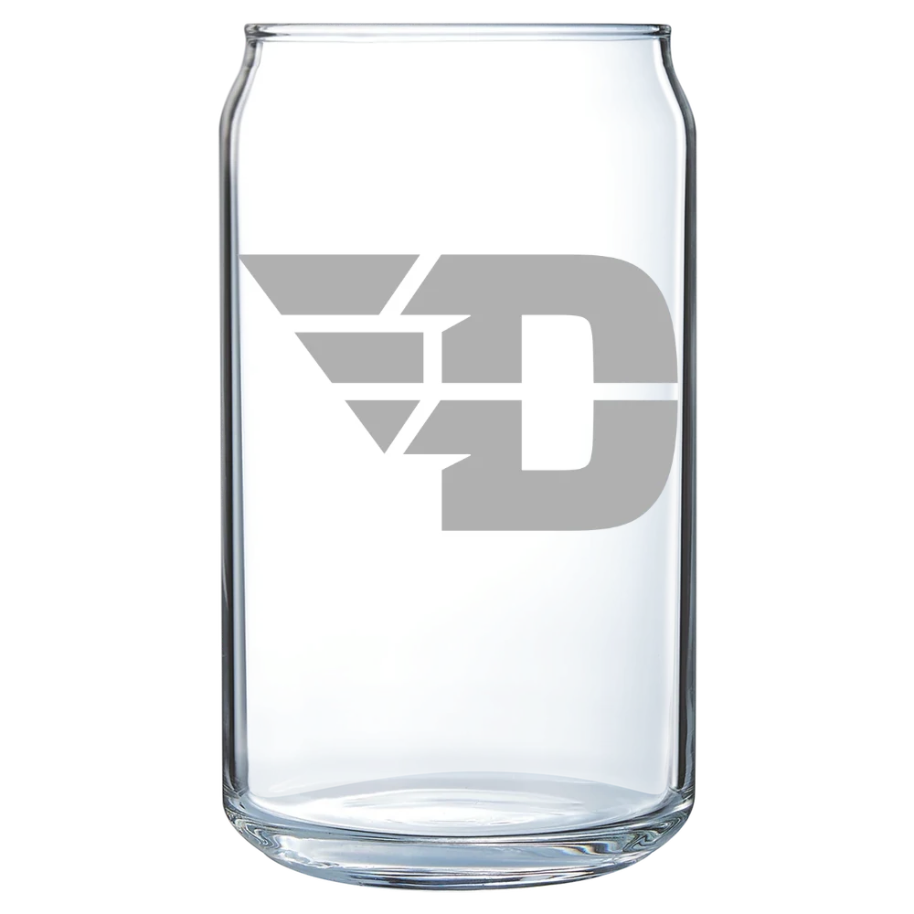 University of Dayton Polar Camel 16 oz. Can Glass