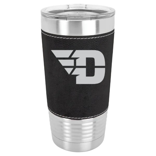 University of Dayton Polar Camel 20 oz. Leatherette Grip Tumbler with Standard Lid