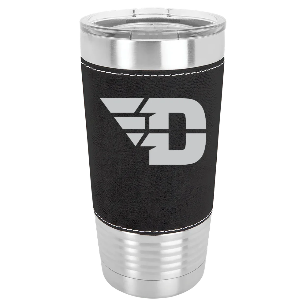 University of Dayton Polar Camel 20 oz. Leatherette Grip Tumbler with Standard Lid