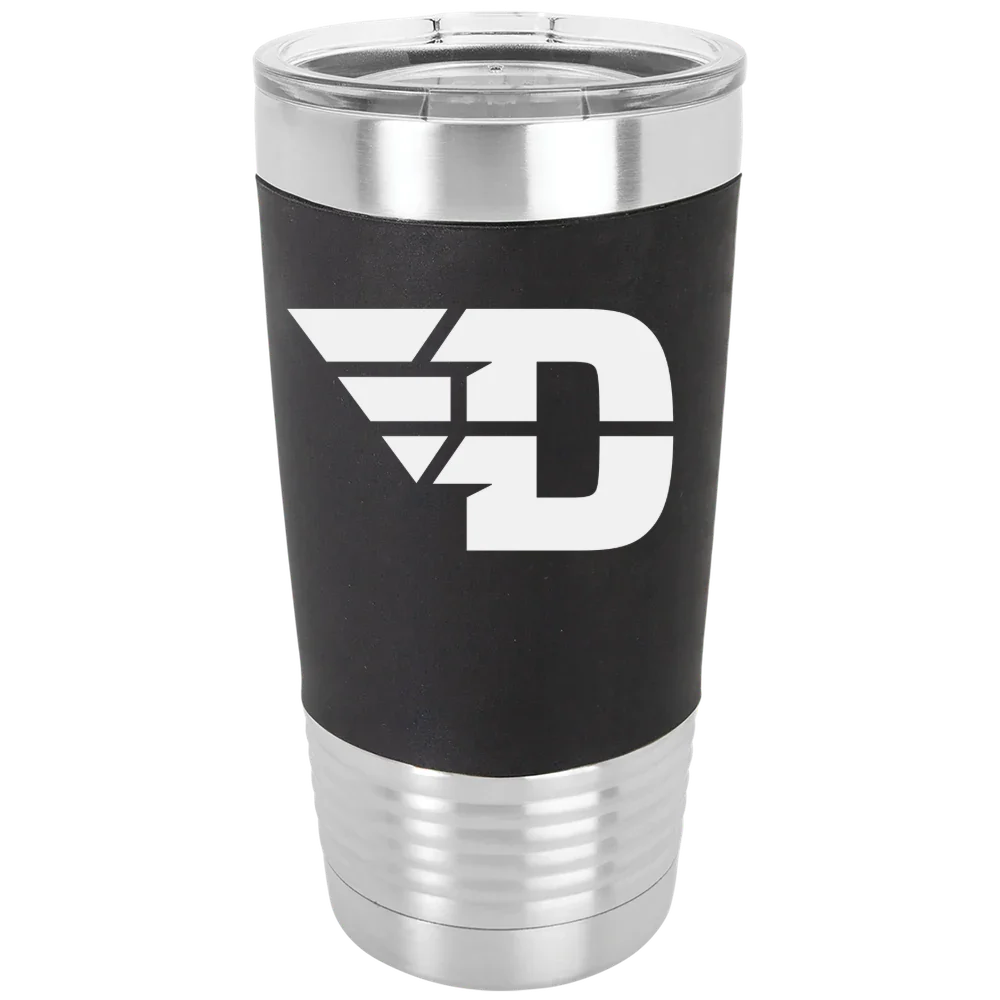 University of Dayton Polar Camel 20 oz. Silicone Grip Tumbler with Standard Lid