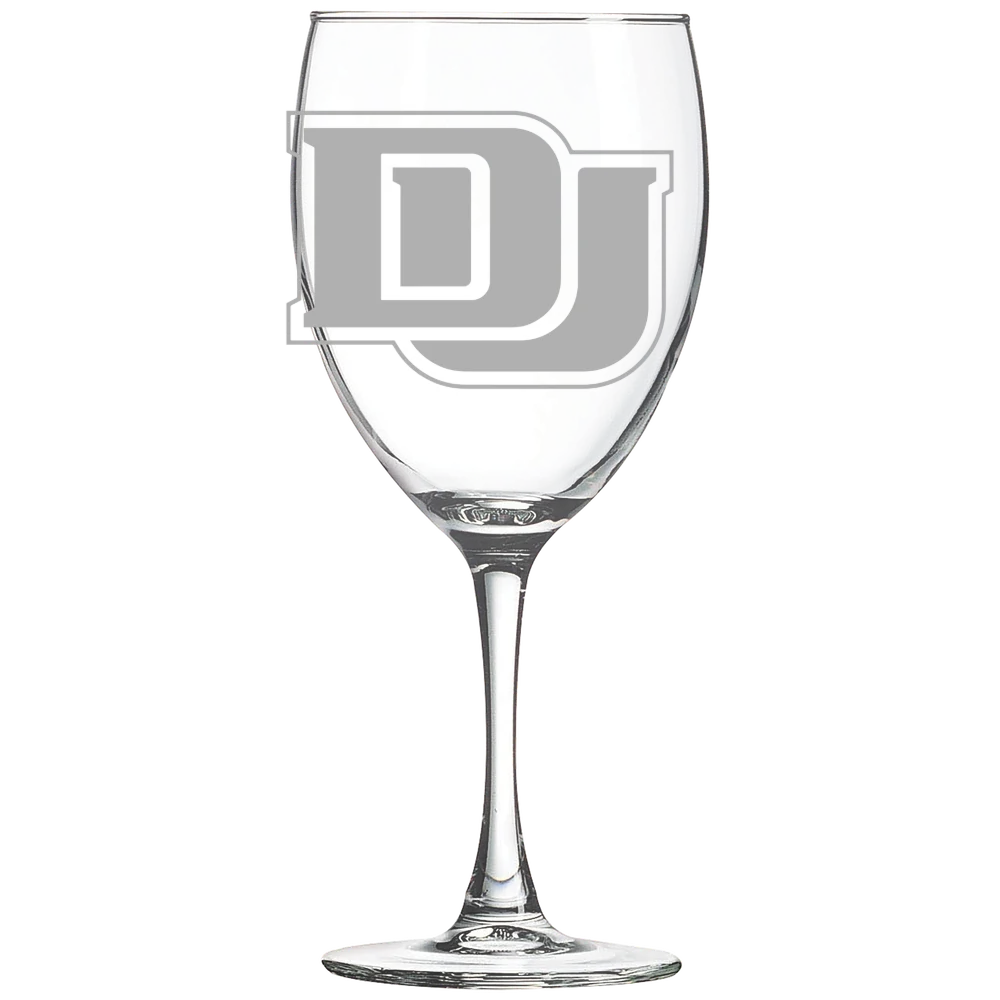 University of Denver Polar Camel 10 1/2 oz. Wine Glass