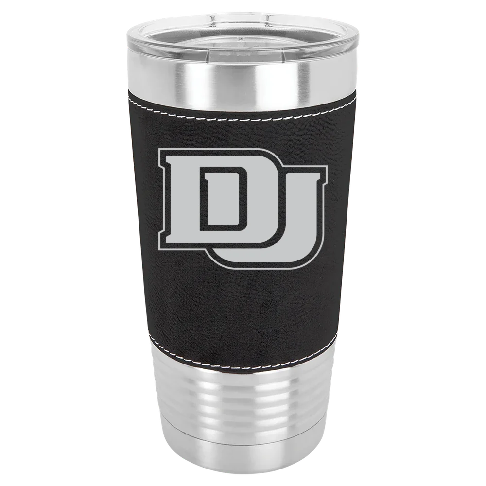 University of Denver Polar Camel 20 oz. Leatherette Grip Tumbler with Standard Lid