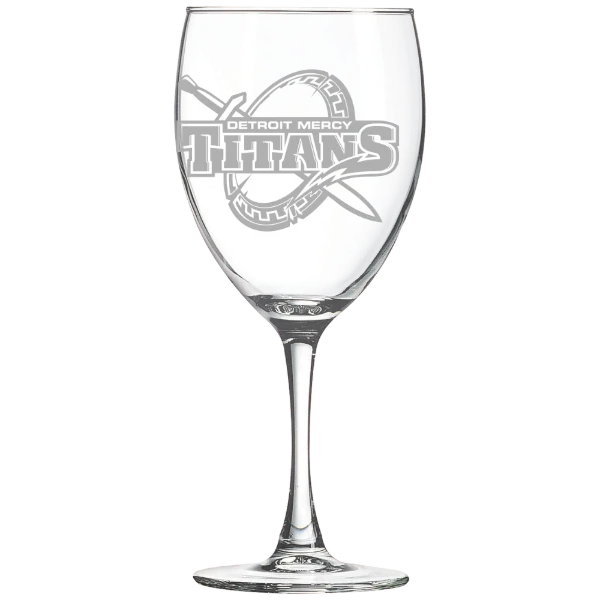 University of Detroit Mercy Polar Camel 10 1/2 oz. Wine Glass
