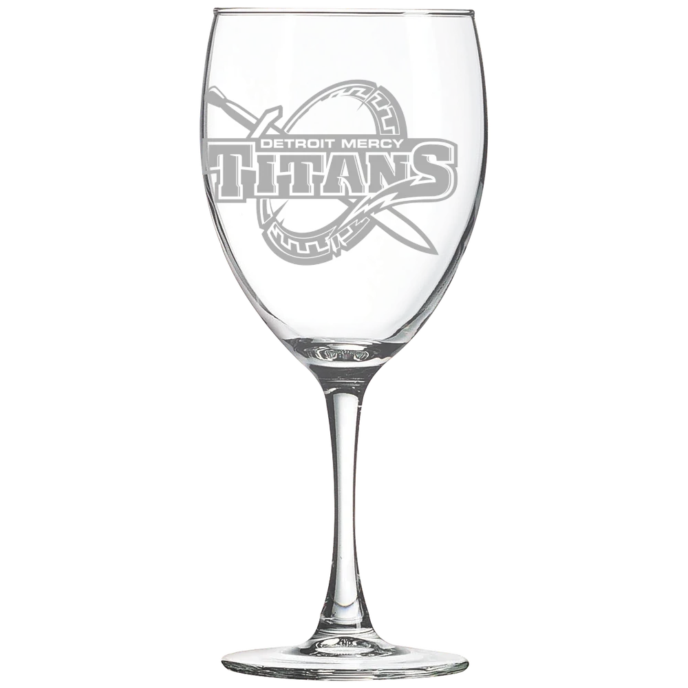 University of Detroit Mercy Polar Camel 10 1/2 oz. Wine Glass