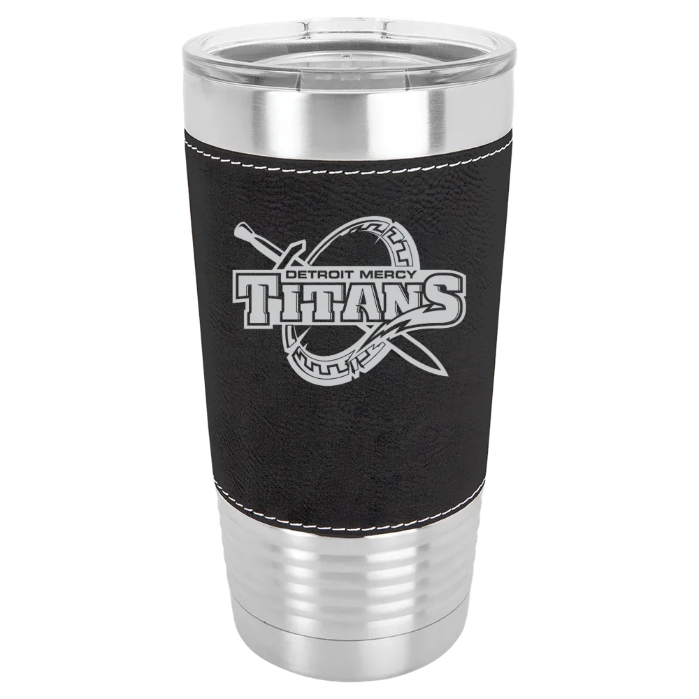 University of Detroit Mercy Polar Camel 20 oz. Leatherette Grip Tumbler with Standard Lid