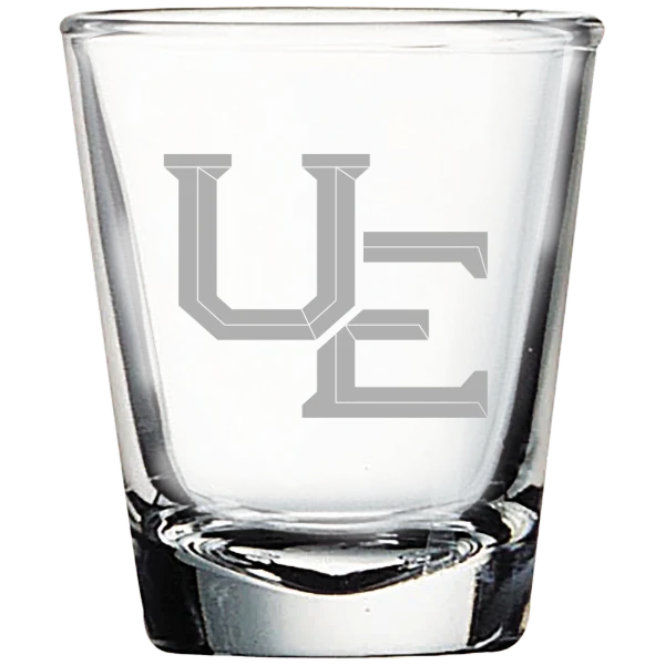 University of Evansville Polar Camel 1.7 oz. Shot Glass