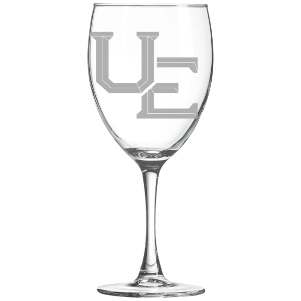 University of Evansville Polar Camel 10 1/2 oz. Wine Glass