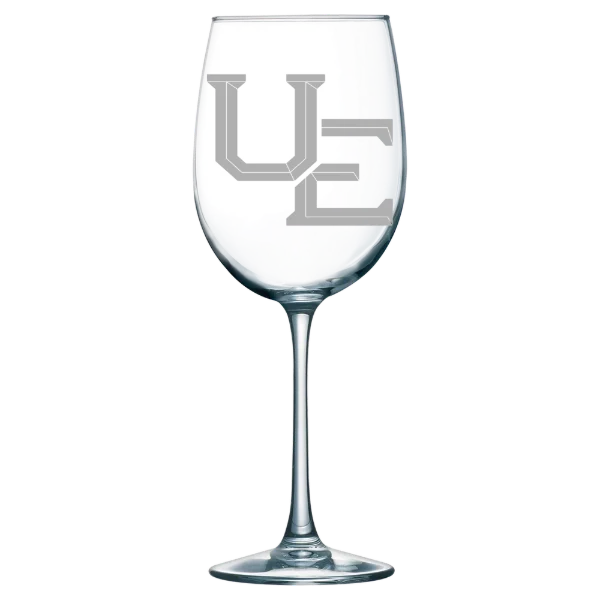 University of Evansville Polar Camel 19 oz. Wine Glass