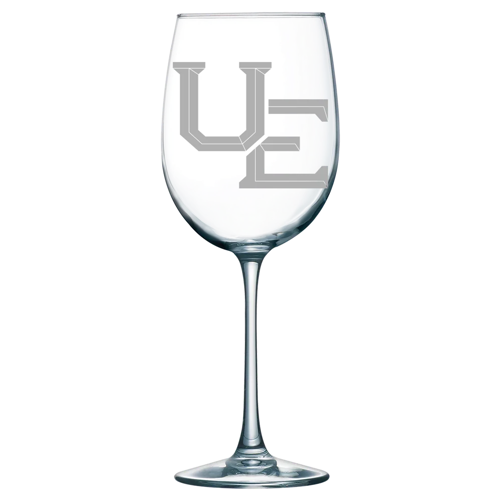 University of Evansville Polar Camel 19 oz. Wine Glass