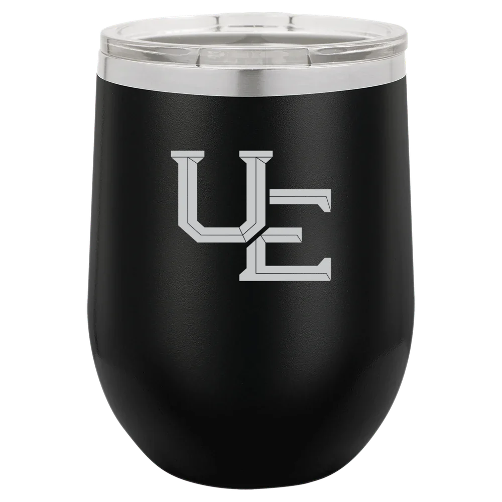 University of Evansville Polar Camel 12 oz. Stemless Wine Tumbler