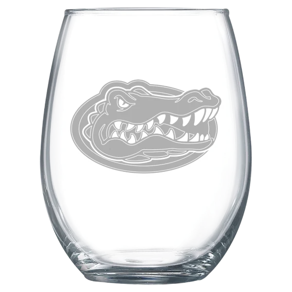 University of Florida Polar Camel 15 oz. Stemless Wine Glass