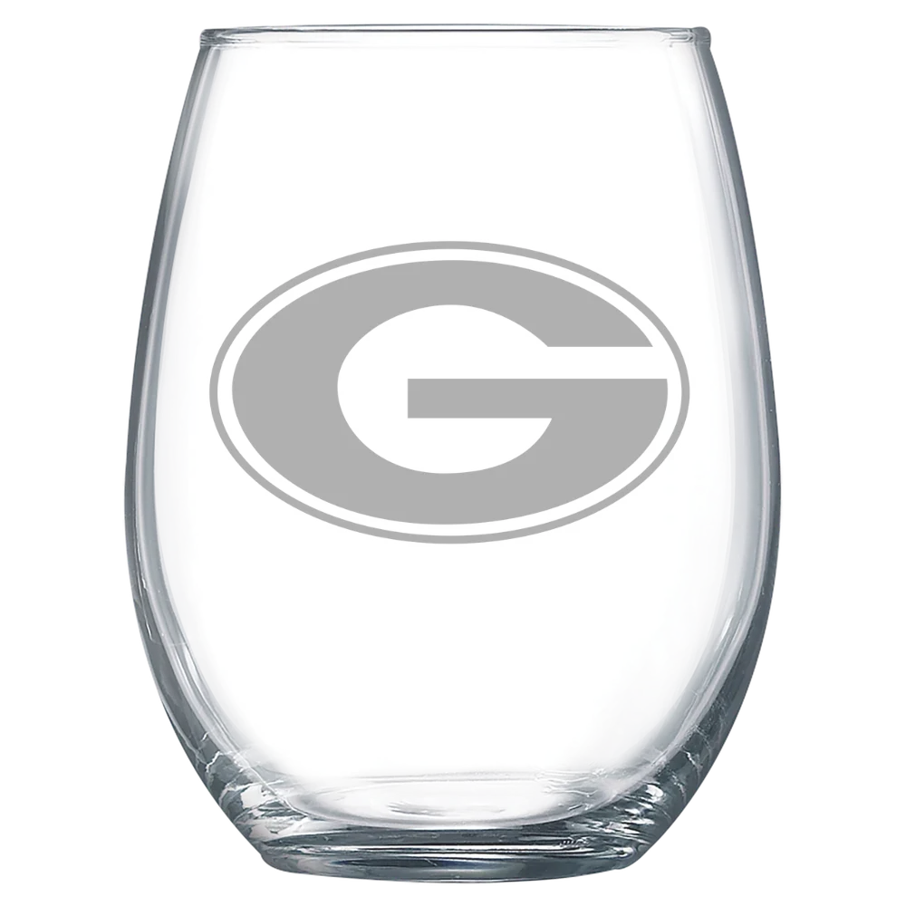 University of Georgia Polar Camel 15 oz. Stemless Wine Glass