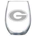 University of Georgia Polar Camel 15 oz. Stemless Wine Glass