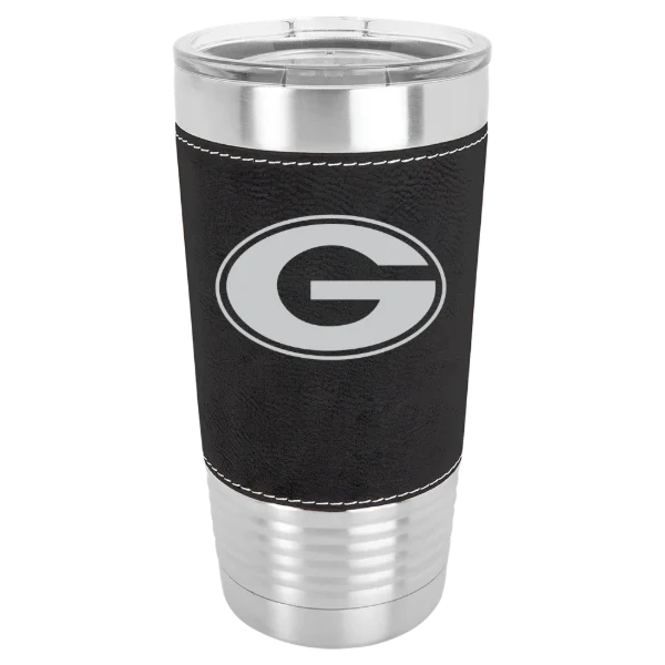 University of Georgia Polar Camel 20 oz. Leatherette Grip Tumbler with Standard Lid