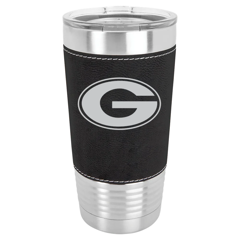 University of Georgia Polar Camel 20 oz. Leatherette Grip Tumbler with Standard Lid