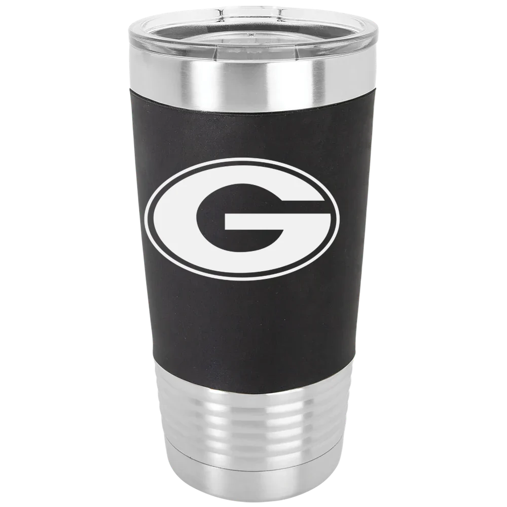 University of Georgia Polar Camel 20 oz. Silicone Grip Tumbler with Standard Lid