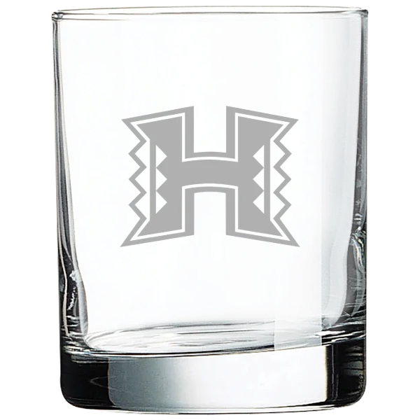 University of Hawaii, Manoa Polar Camel 10 1/2 oz. On The Rocks Glass