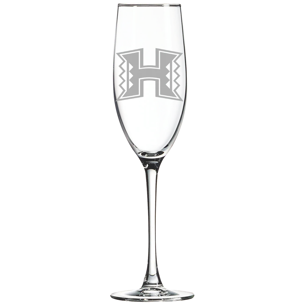 University of Hawaii, Manoa Polar Camel 8 oz. Champagne Flute