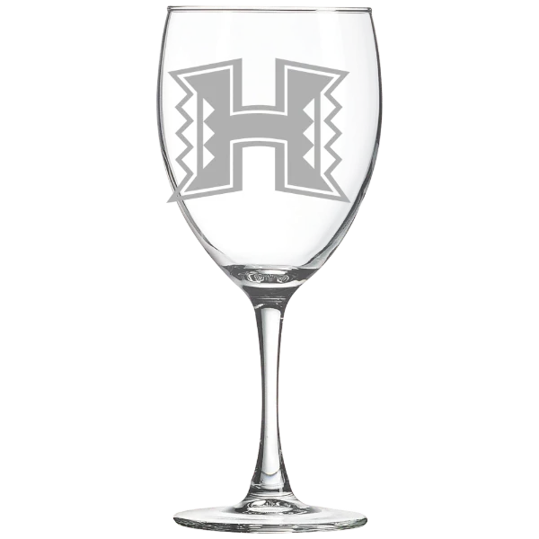 University of Hawaii, Manoa Polar Camel 10 1/2 oz. Wine Glass