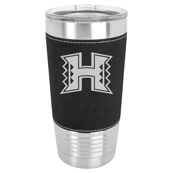 University of Hawaii, Manoa Polar Camel 20 oz. Leatherette Grip Tumbler with Standard Lid