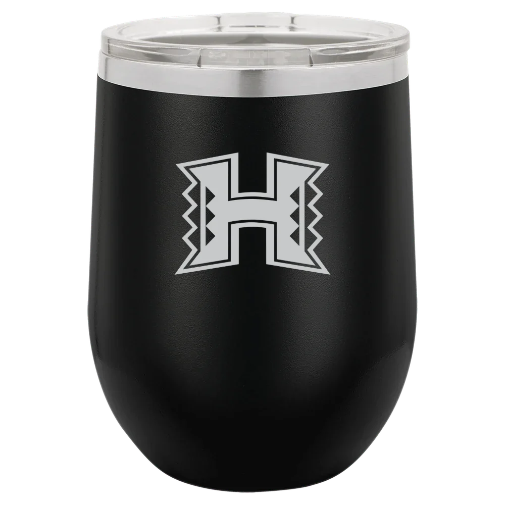 University of Hawaii, Manoa Polar Camel 12 oz. Stemless Wine Tumbler