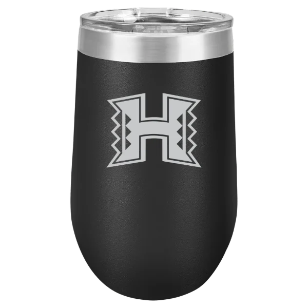 University of Hawaii, Manoa Polar Camel 16 oz. Stemless Wine Tumbler