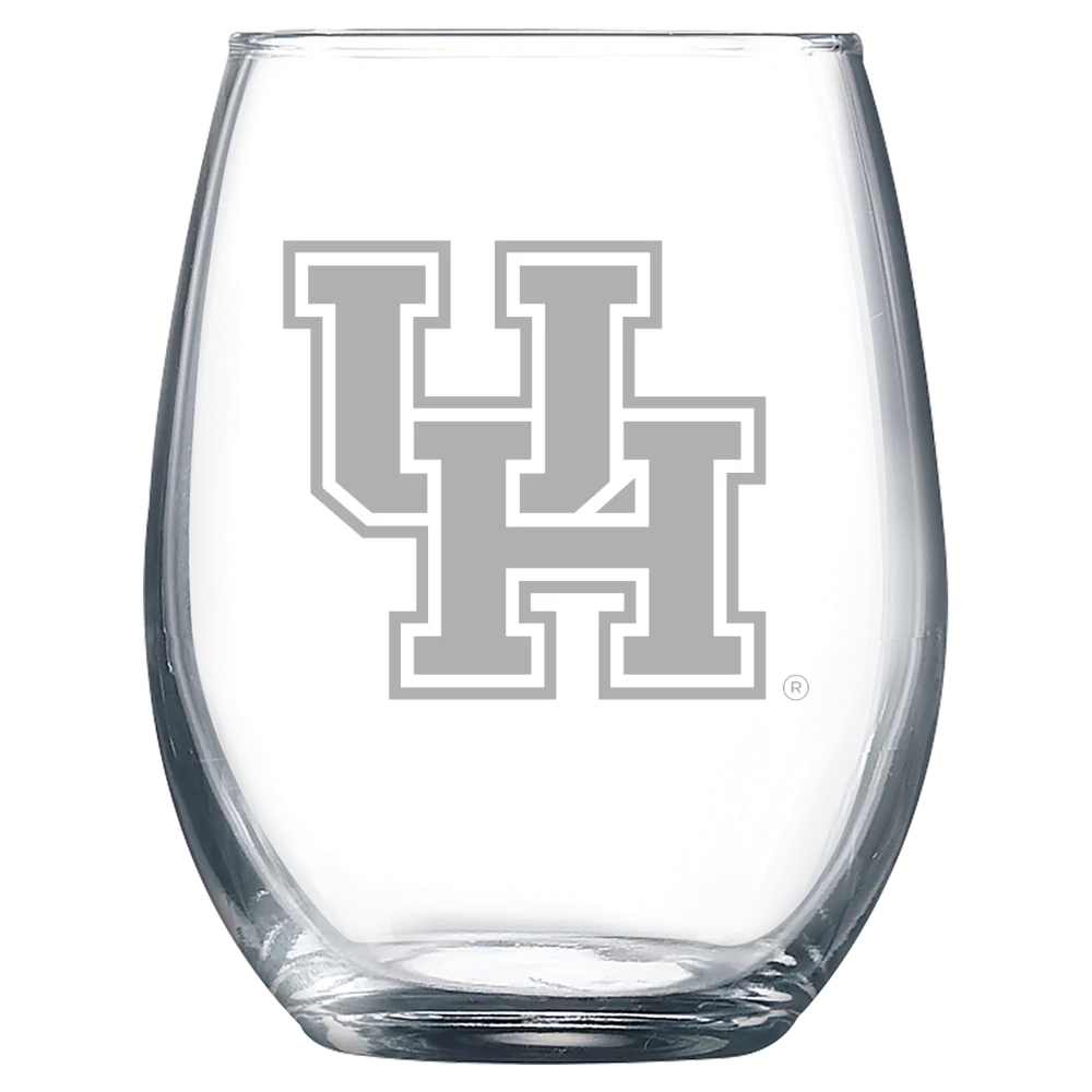 University of Houston Polar Camel 9 oz. Stemless Wine Glass