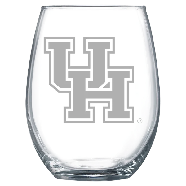 University of Houston Polar Camel 15 oz. Stemless Wine Glass