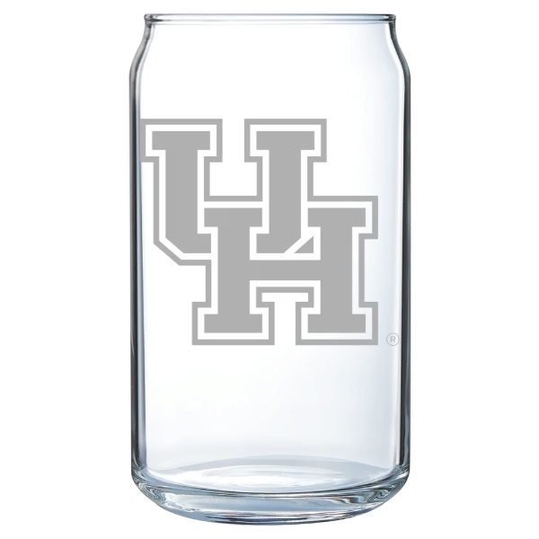 University of Houston Polar Camel 16 oz. Can Glass