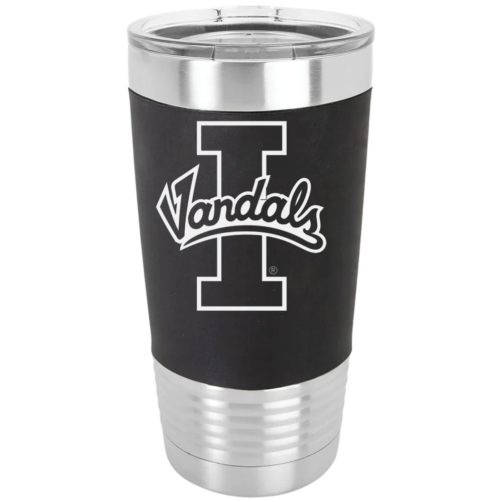 University of Idaho Polar Camel 20 oz. Silicone Grip Tumbler with Standard Lid
