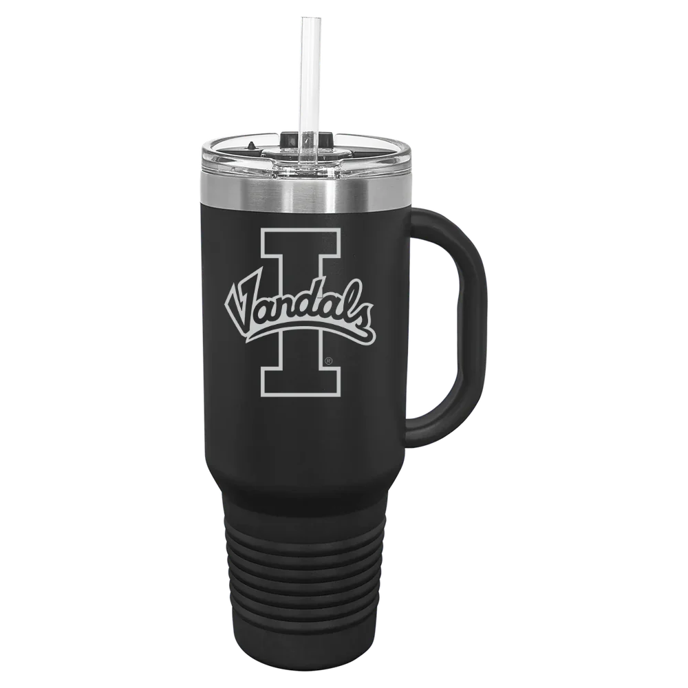 University of Idaho Polar Camel 40 oz. Travel Mug with Snap Lid & Straw