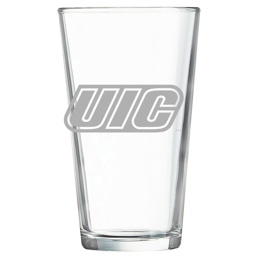 University of Illinois Chicago Polar Camel 16 oz. Pint Mixing Glass