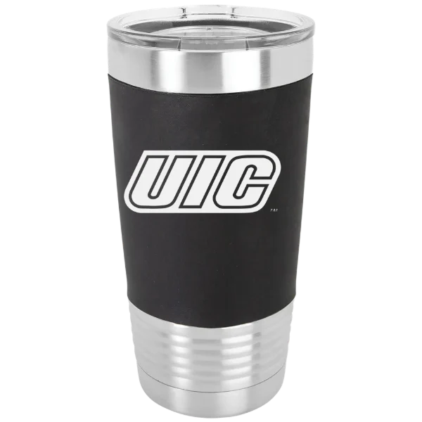 University of Illinois Chicago Polar Camel 20 oz. Silicone Grip Tumbler with Standard Lid