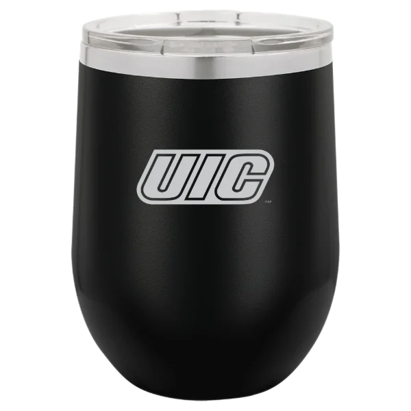University of Illinois Chicago Polar Camel 12 oz. Stemless Wine Tumbler
