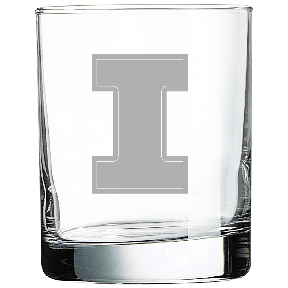 University of Illinois Urbana-Champaign Polar Camel 10 1/2 oz. On The Rocks Glass